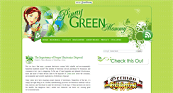 Desktop Screenshot of green-mommy.info